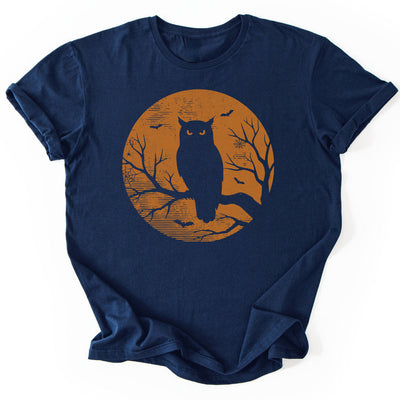 Spooky Owl T-Shirt - Nature Graphic Tee - Gift for Nature Lovers - Unisex