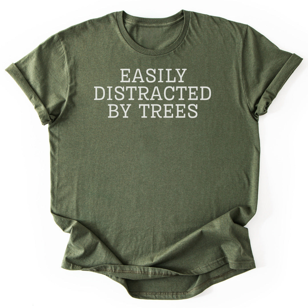 Trees Distraction T-Shirt - Nature Graphic Tee - Gift for Nature Lovers - Unisex
