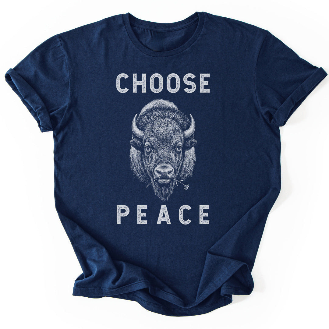 Choose Peace T-Shirt - Nature Graphic Tee - Gift for Nature Lovers - Unisex