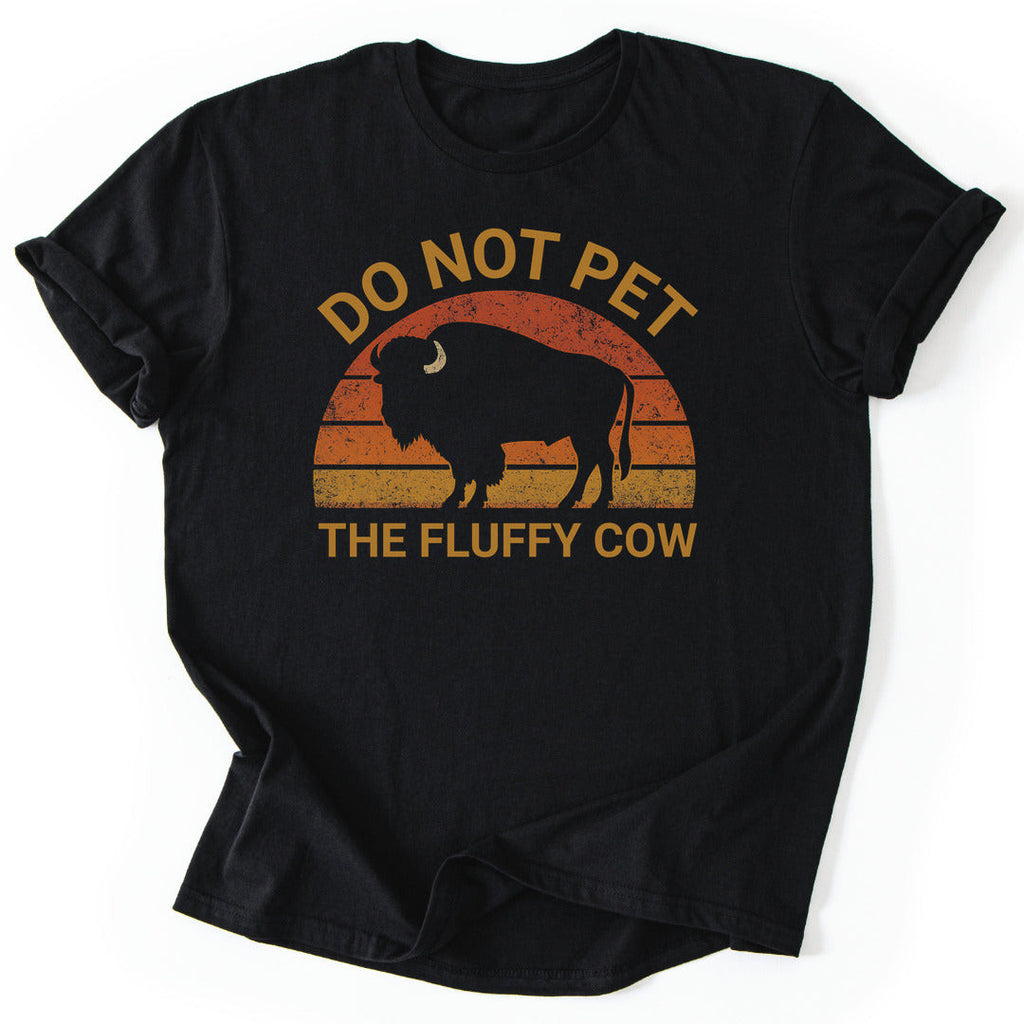 The Fluffy Cow Funny T-Shirt - Nature Graphic Tee - Gift for Nature Lovers - Unisex