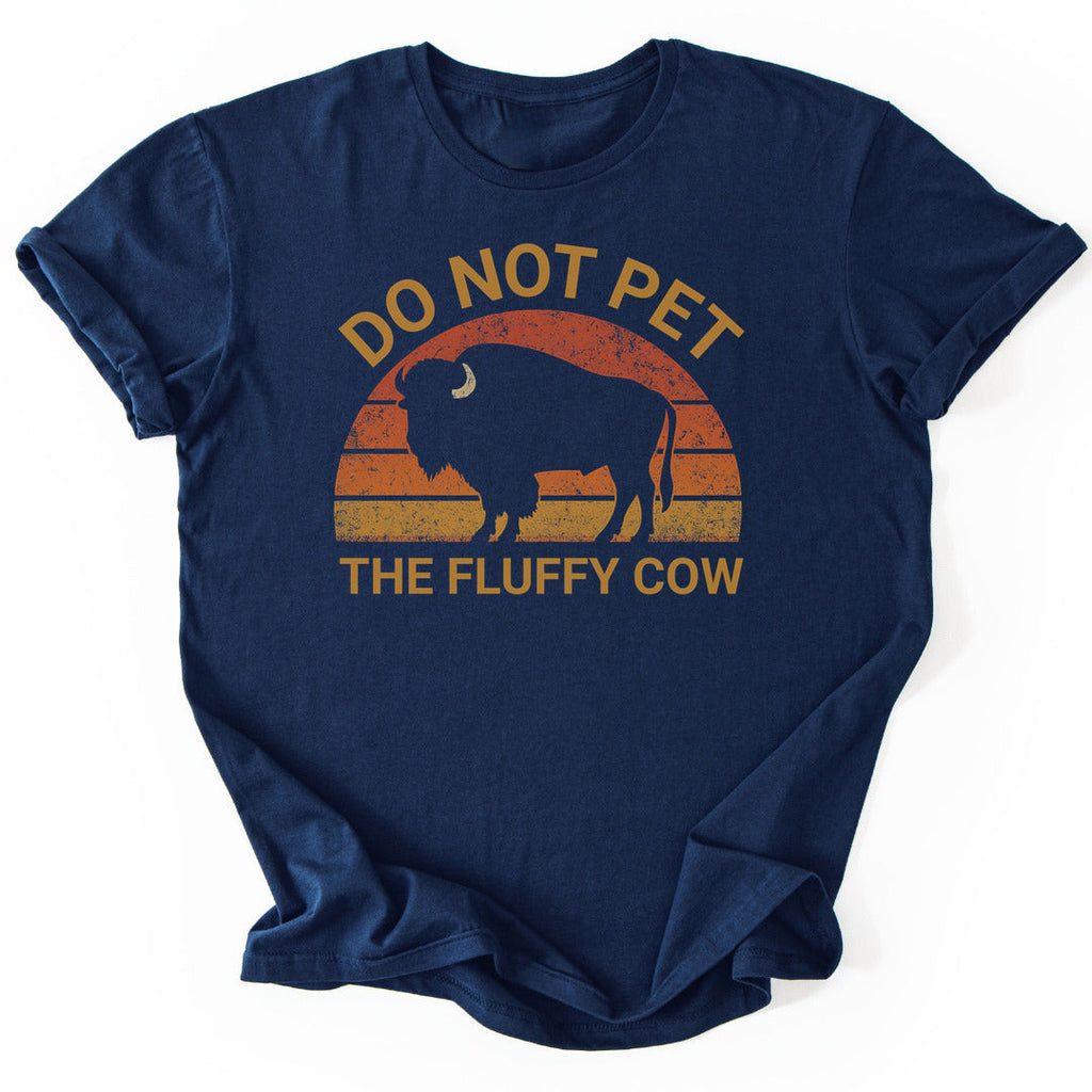 The Fluffy Cow Funny T-Shirt - Nature Graphic Tee - Gift for Nature Lovers - Unisex