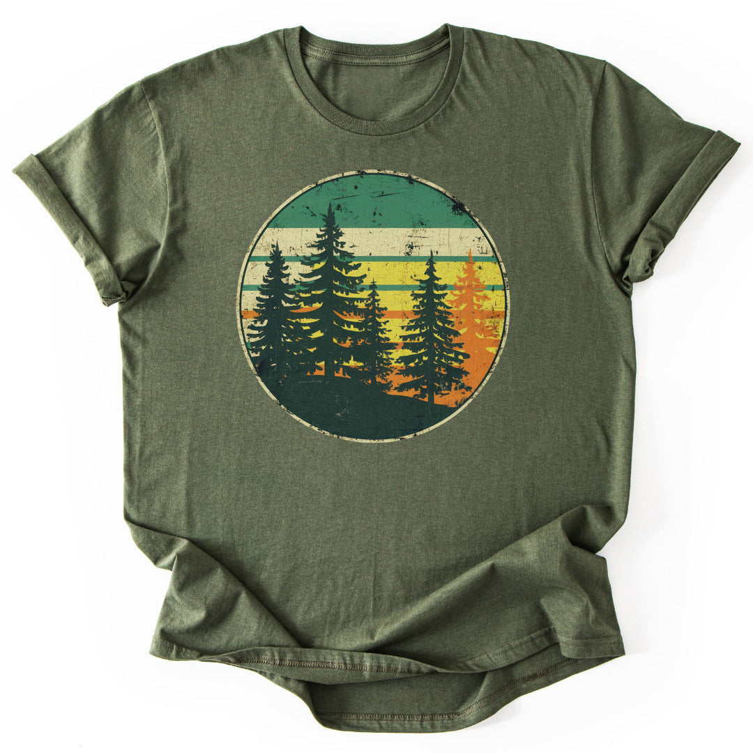 Forest Glow T-Shirt - Nature Graphic Tee - Gift for Nature Lovers - Unisex