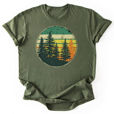 Forest Glow T-Shirt - Nature Graphic Tee - Gift for Nature Lovers - Unisex