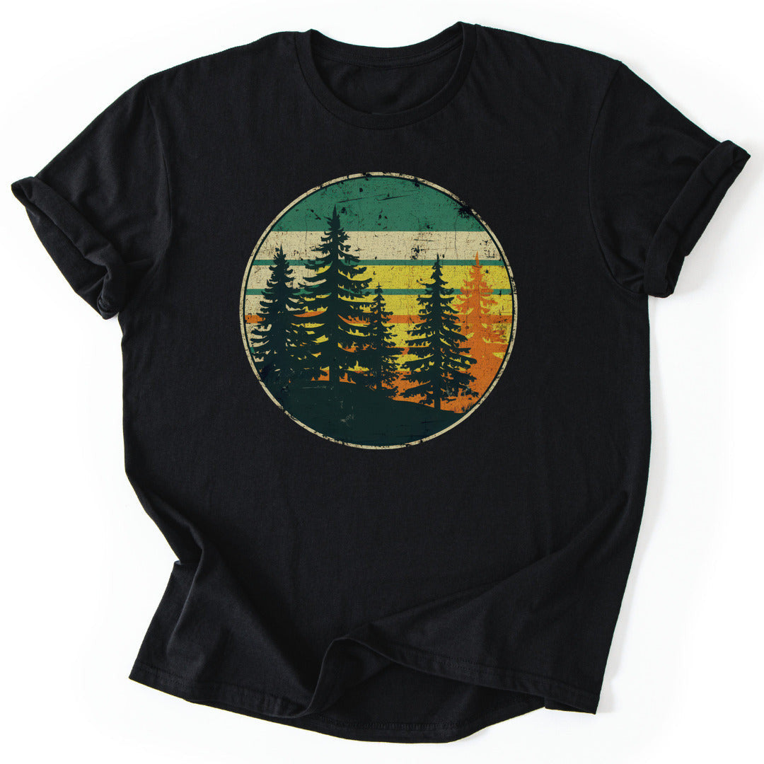 Forest Glow T-Shirt - Nature Graphic Tee - Gift for Nature Lovers - Unisex