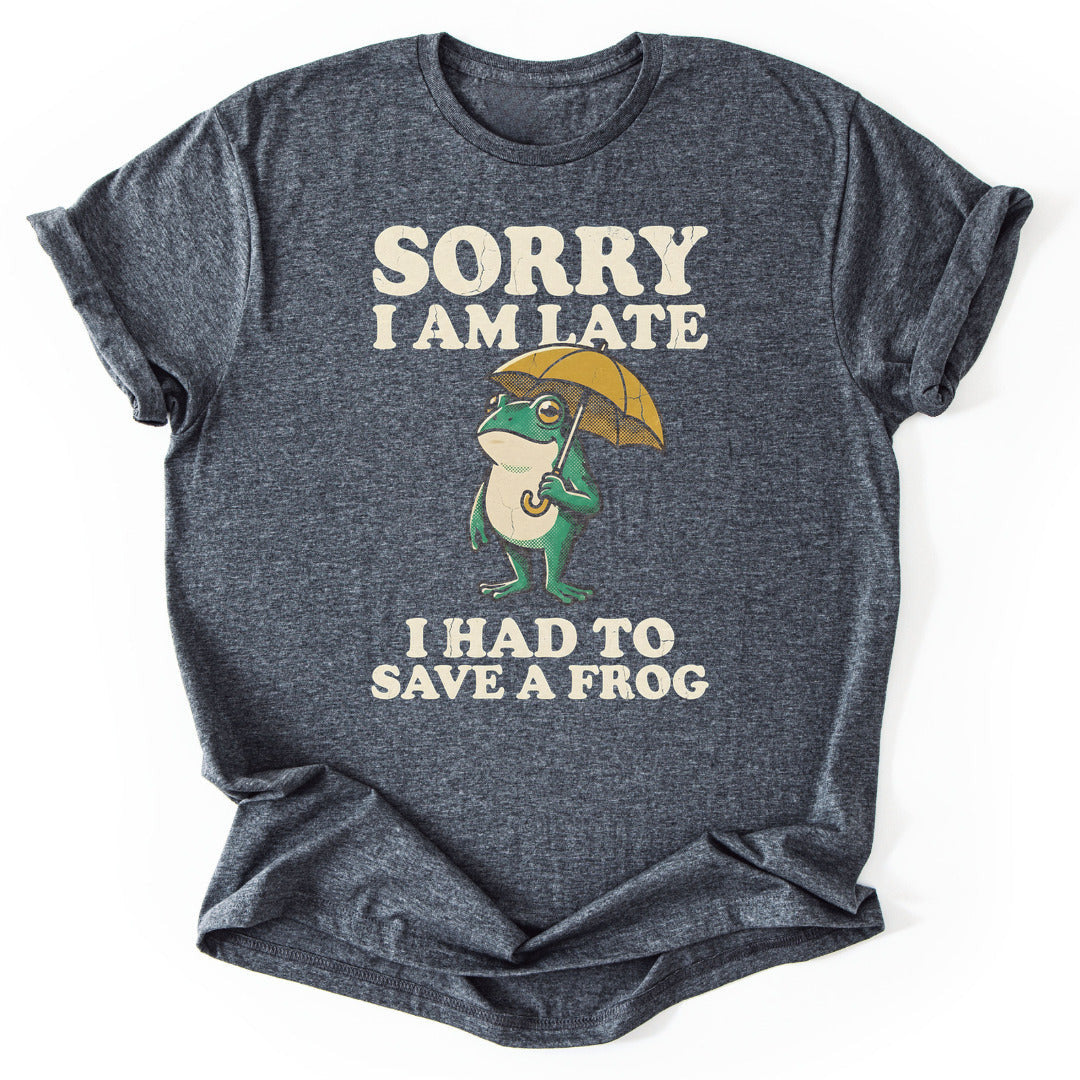 Frog Savior T-Shirt - Nature Graphic Tee - Gift for Nature Lovers - Unisex