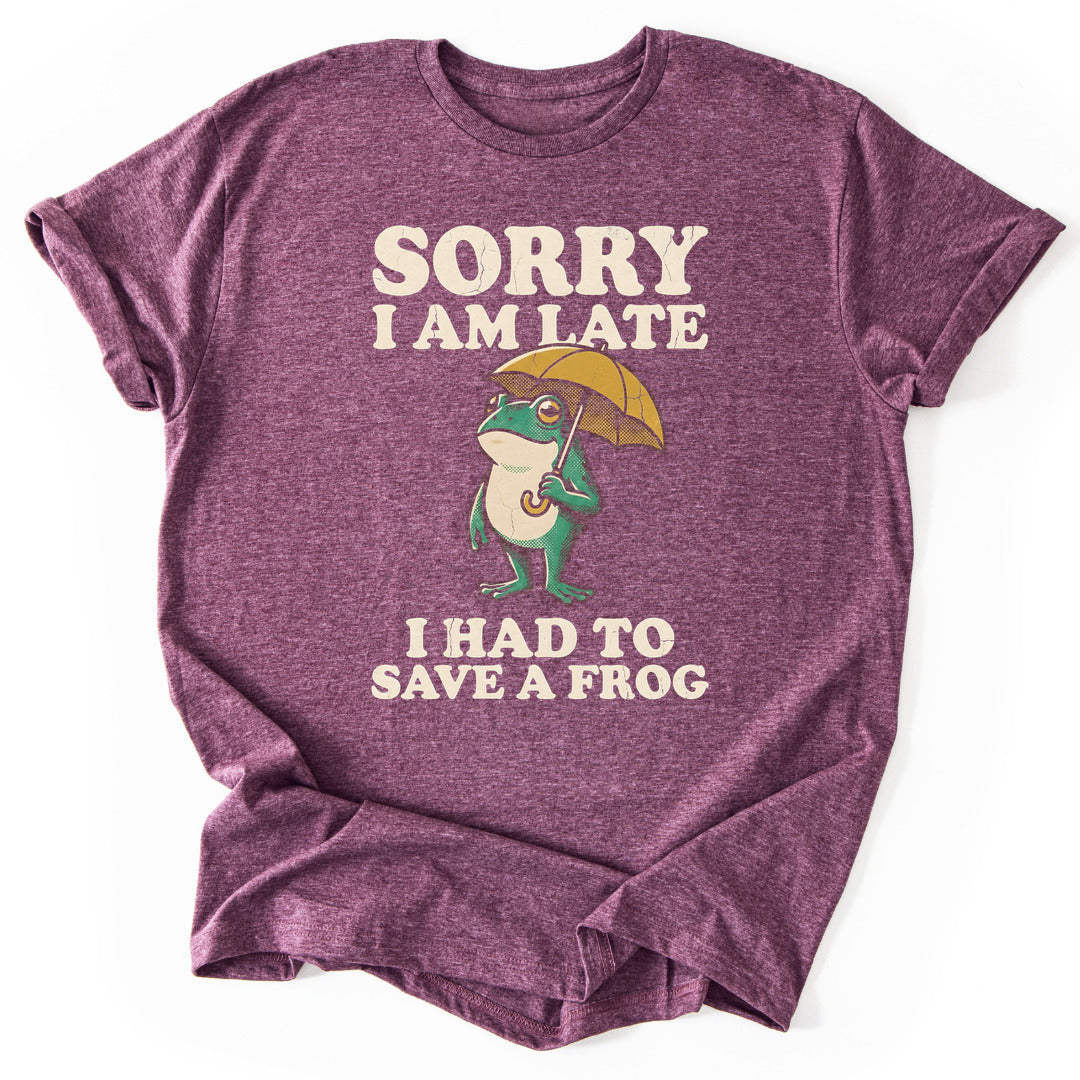 Frog Savior T-Shirt - Nature Graphic Tee - Gift for Nature Lovers - Unisex