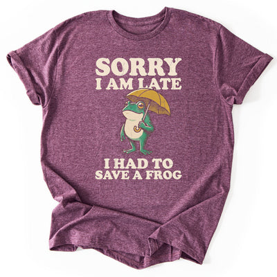Frog Savior T-Shirt - Nature Graphic Tee - Gift for Nature Lovers - Unisex