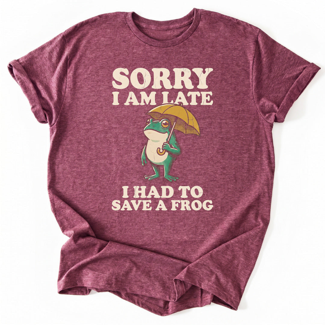 Frog Savior T-Shirt - Nature Graphic Tee - Gift for Nature Lovers - Unisex