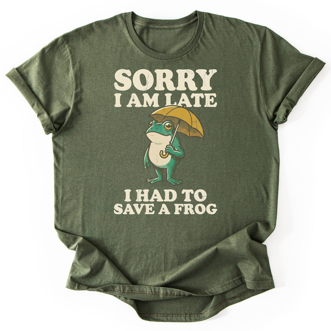 Frog Savior T-Shirt - Nature Graphic Tee - Gift for Nature Lovers - Unisex