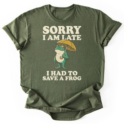 Frog Savior T-Shirt - Nature Graphic Tee - Gift for Nature Lovers - Unisex