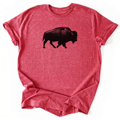 Lone Bison T-Shirt - Nature Graphic Tee - Gift for Nature Lovers - Unisex