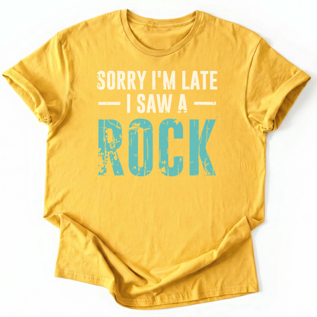 Rock Delay Funny T-Shirt - Nature Graphic Tee - Gift for Nature Lovers - Unisex