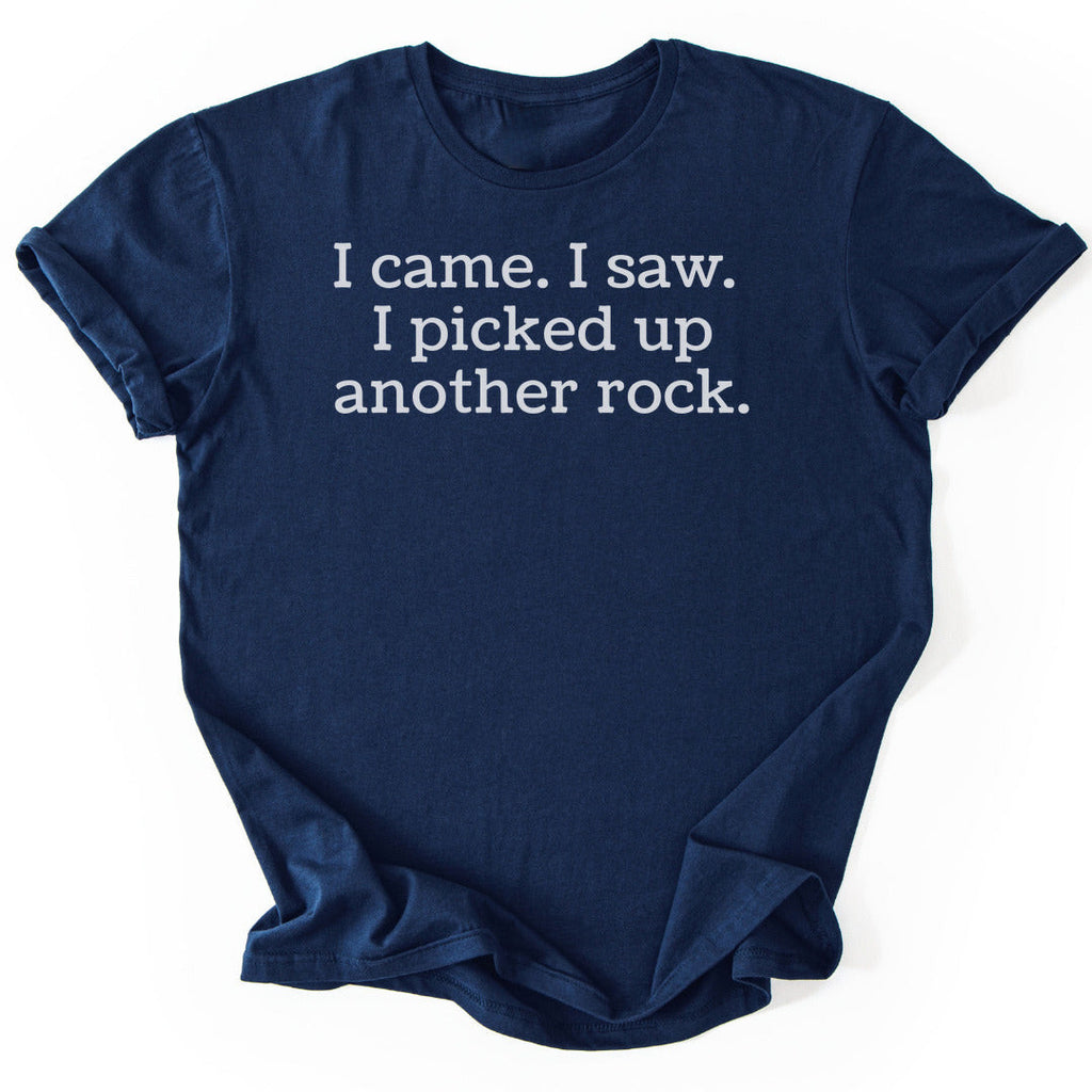 Rock Collector's Journey T-Shirt - Nature Graphic Tee - Gift for Nature Lovers - Unisex