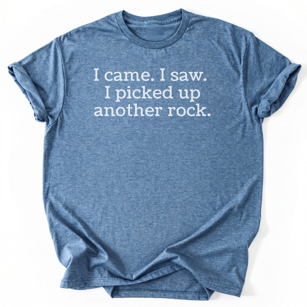 Rock Collector's Journey T-Shirt - Nature Graphic Tee - Gift for Nature Lovers - Unisex