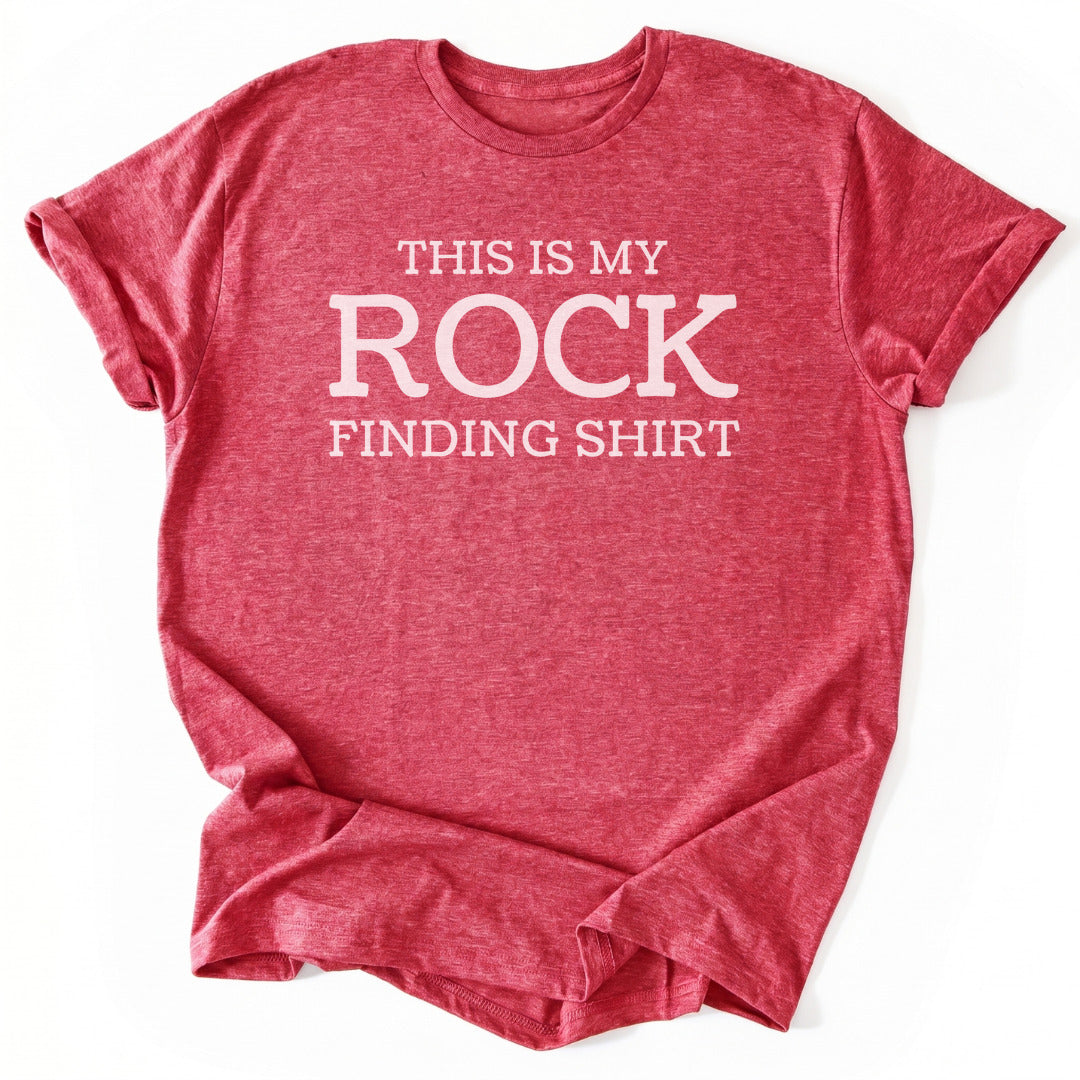 My Rock Finding T-Shirt - Nature Graphic Tee - Gift for Nature Lovers - Unisex