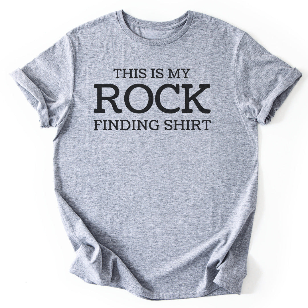 My Rock Finding T-Shirt - Nature Graphic Tee - Gift for Nature Lovers - Unisex