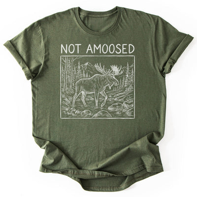 Moose Mood T-Shirt - Nature Graphic Tee - Gift for Nature Lovers - Unisex