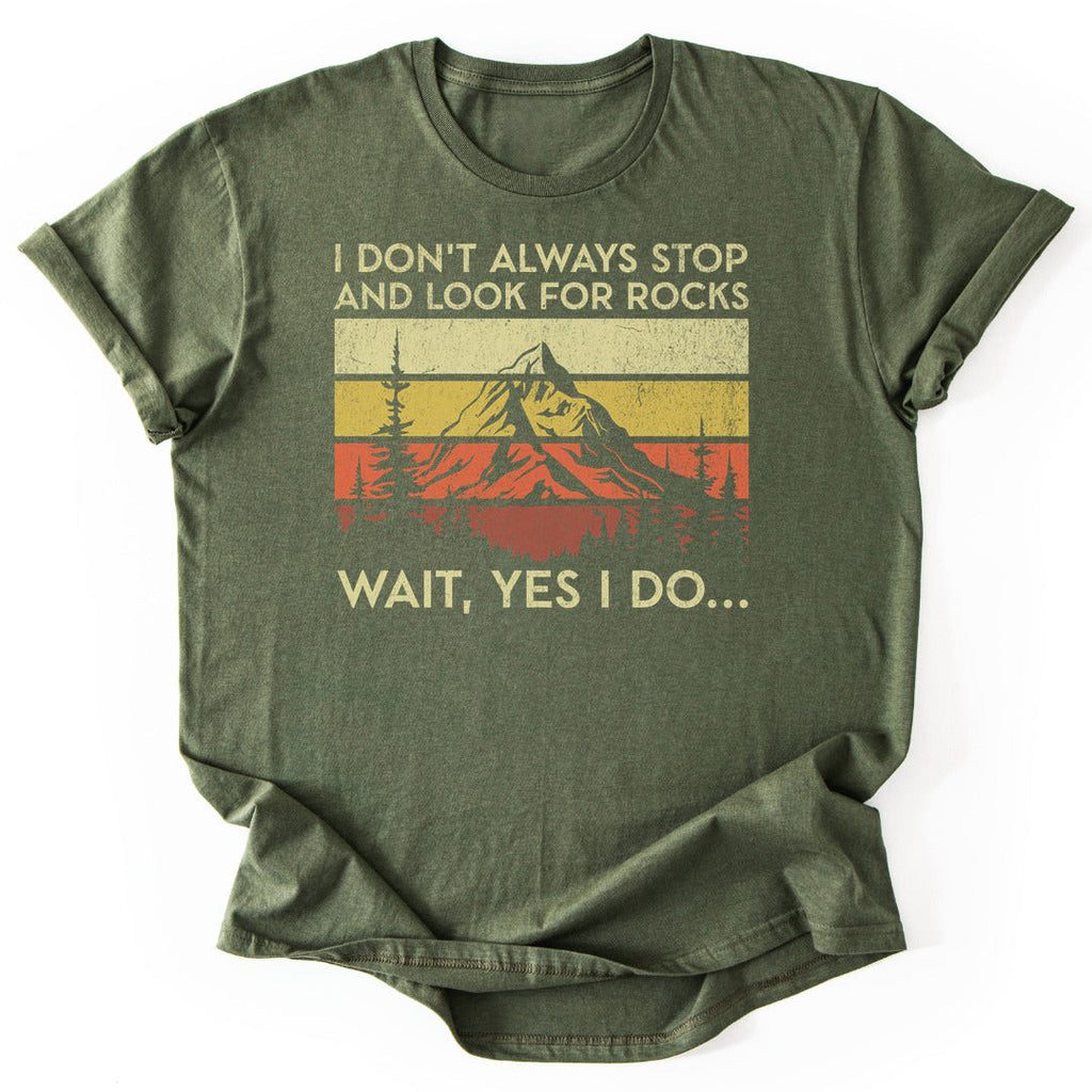 Yes I Do Rock T-Shirt - Nature Graphic Tee - Gift for Nature Lovers - Unisex
