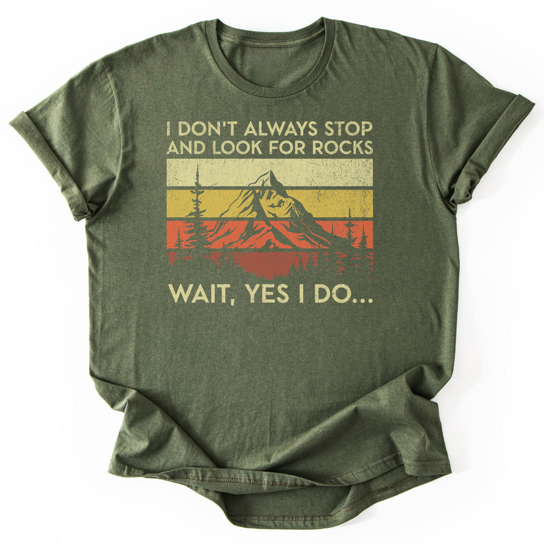 Yes I Do Rock T-Shirt - Nature Graphic Tee - Gift for Nature Lovers - Unisex