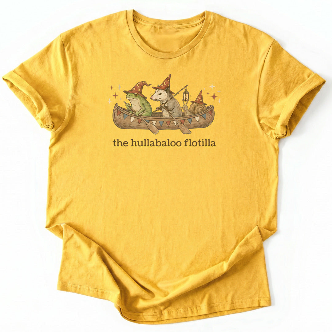 The Hullabaloo Flotilla T-Shirt - Nature Graphic Tee - Gift for Nature Lovers - Unisex