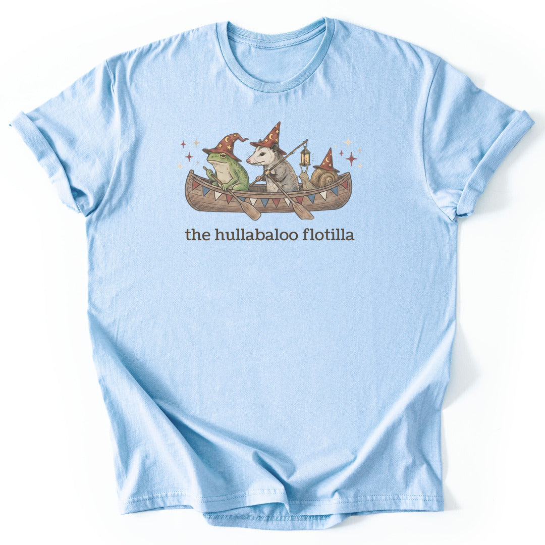 The Hullabaloo Flotilla T-Shirt - Nature Graphic Tee - Gift for Nature Lovers - Unisex