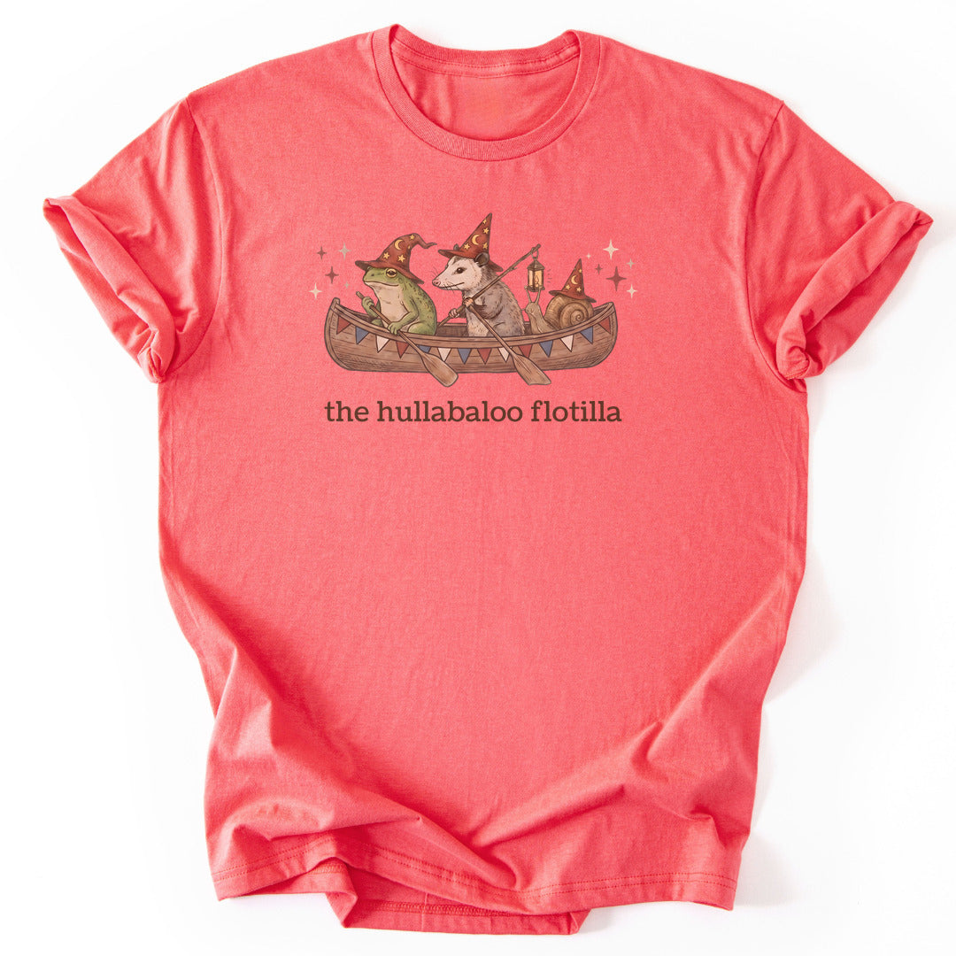 The Hullabaloo Flotilla T-Shirt - Nature Graphic Tee - Gift for Nature Lovers - Unisex