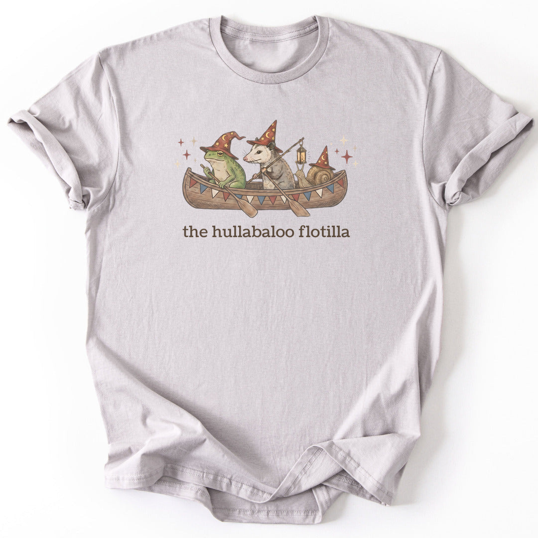 The Hullabaloo Flotilla T-Shirt - Nature Graphic Tee - Gift for Nature Lovers - Unisex
