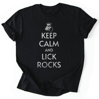 Keep Calm Rocks T-Shirt - Nature Graphic Tee - Gift for Nature Lovers - Unisex