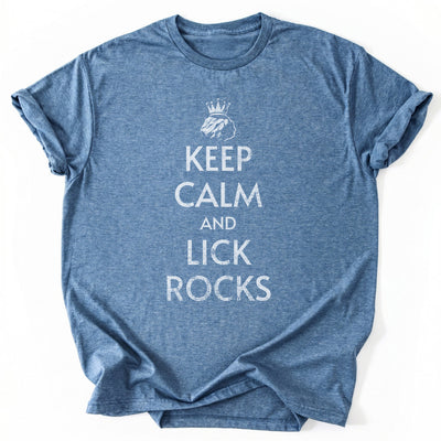 Keep Calm Rocks T-Shirt - Nature Graphic Tee - Gift for Nature Lovers - Unisex