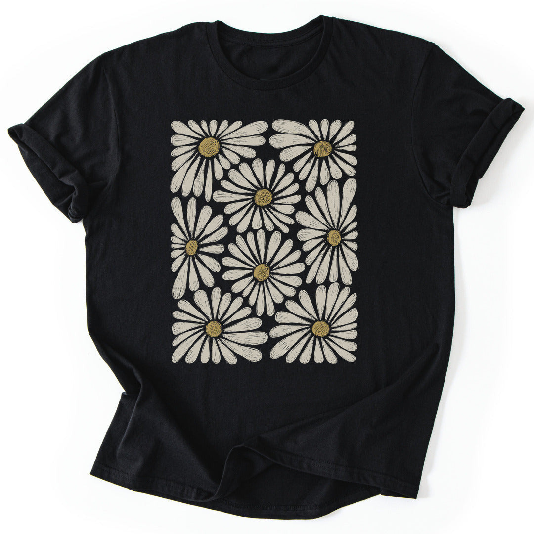 Daisy Dreamscape T-Shirt - Nature Graphic Tee - Gift for Nature Lovers - Unisex
