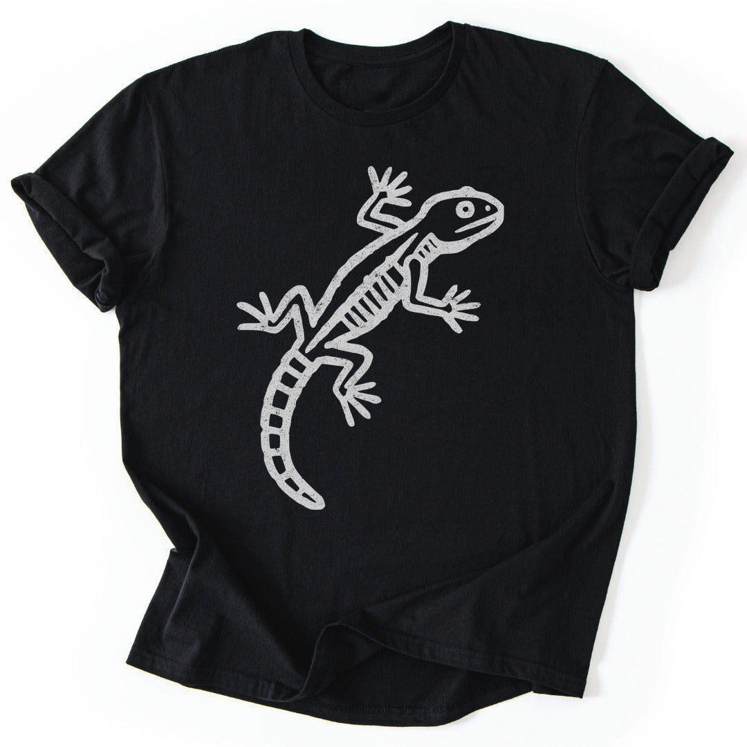 Lizard Petroglyph T-Shirt - Nature Graphic Tee - Gift for Nature Lovers - Unisex