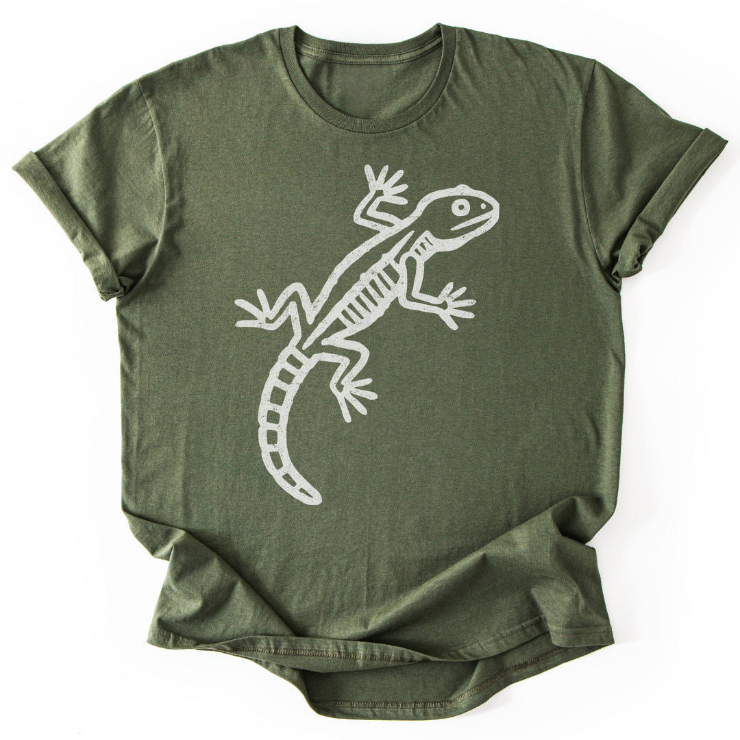 Lizard Petroglyph T-Shirt - Nature Graphic Tee - Gift for Nature Lovers - Unisex