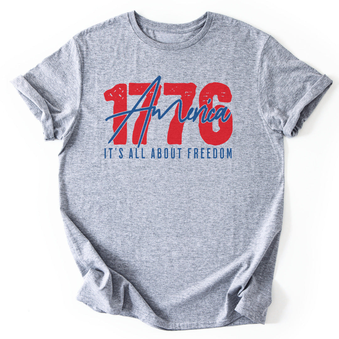 It's About Freedom T-Shirt - Nature Graphic Tee - Gift for Nature Lovers - Unisex