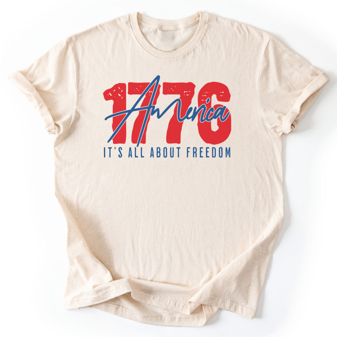It's About Freedom T-Shirt - Nature Graphic Tee - Gift for Nature Lovers - Unisex