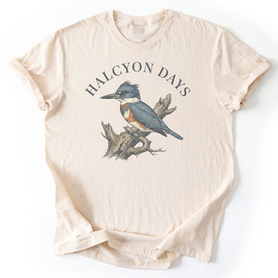 Kingfisher Tranquility T-Shirt - Nature Graphic Tee - Gift for Nature Lovers - Unisex