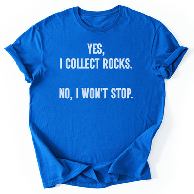 Collecting Rocks T-Shirt - Nature Graphic Tee - Gift for Nature Lovers - Unisex