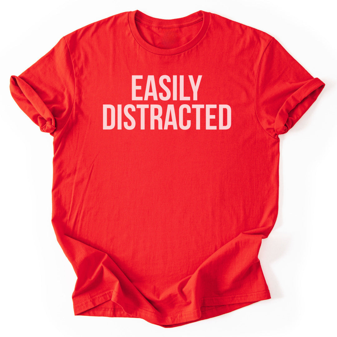 Easily Distracted T-Shirt - Nature Graphic Tee - Gift for Nature Lovers - Unisex