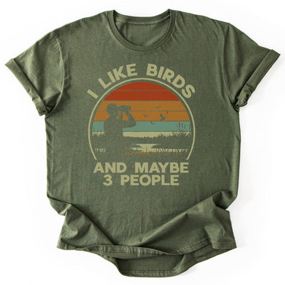 Bird Lover T-Shirt - Nature Graphic Tee - Gift for Nature Lovers - Unisex