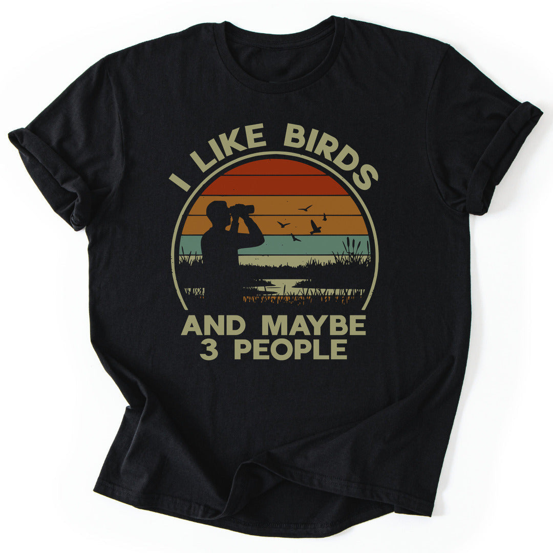 Bird Lover T-Shirt - Nature Graphic Tee - Gift for Nature Lovers - Unisex