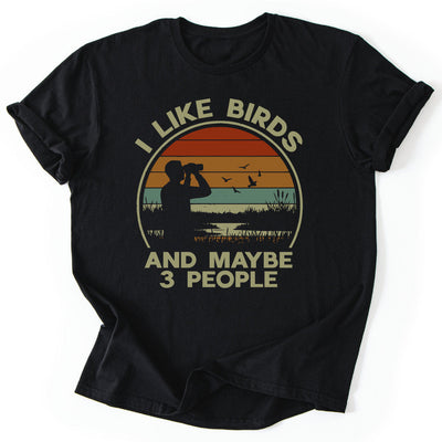 Bird Lover T-Shirt - Nature Graphic Tee - Gift for Nature Lovers - Unisex