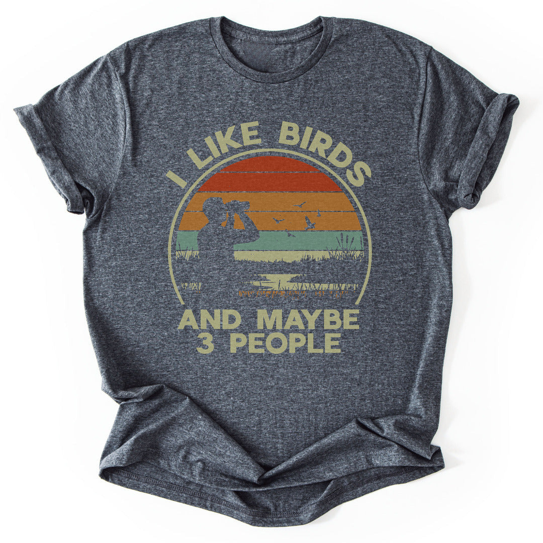 Bird Lover T-Shirt - Nature Graphic Tee - Gift for Nature Lovers - Unisex