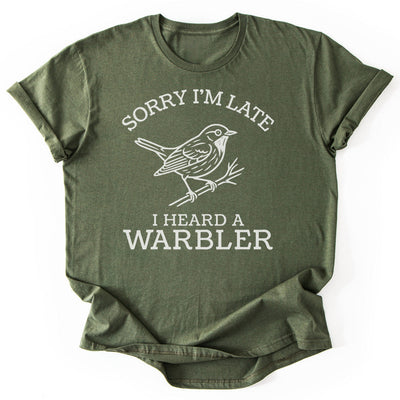 I Heard A Warbler T-Shirt - Nature Graphic Tee - Gift for Nature Lovers - Unisex