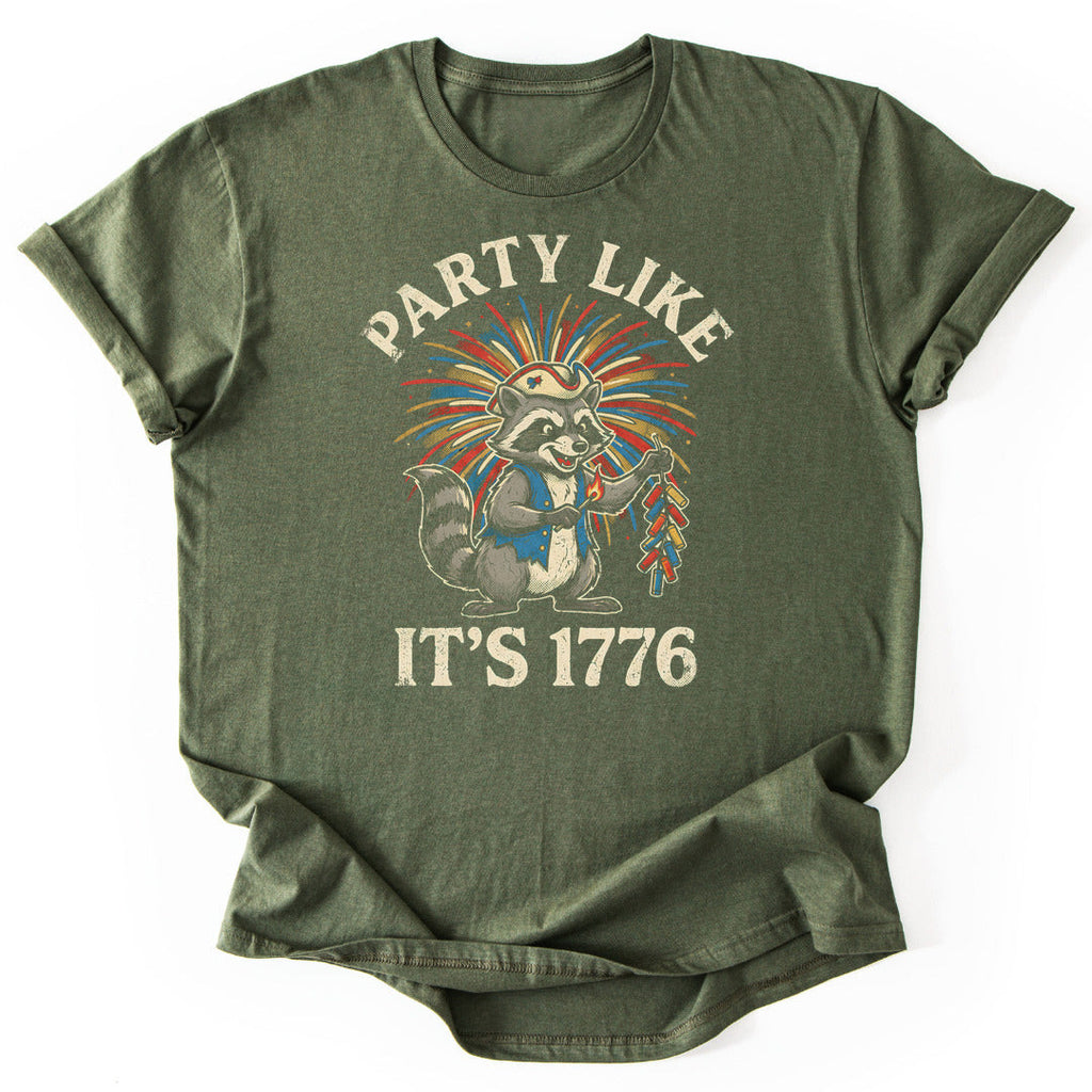 Party Like It's 1776 T-Shirt - Nature Graphic Tee - Gift for Nature Lovers - Unisex