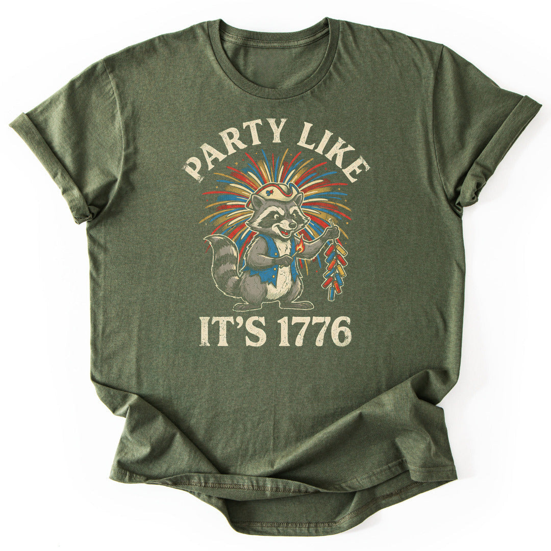 Party Like It's 1776 T-Shirt - Nature Graphic Tee - Gift for Nature Lovers - Unisex