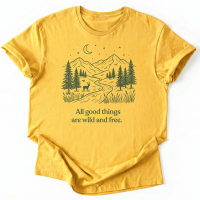 Untamed Course T-Shirt - Nature Graphic Tee - Gift for Nature Lovers - Unisex