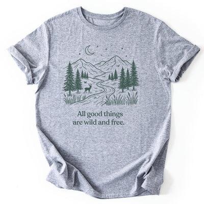 Untamed Course T-Shirt - Nature Graphic Tee - Gift for Nature Lovers - Unisex