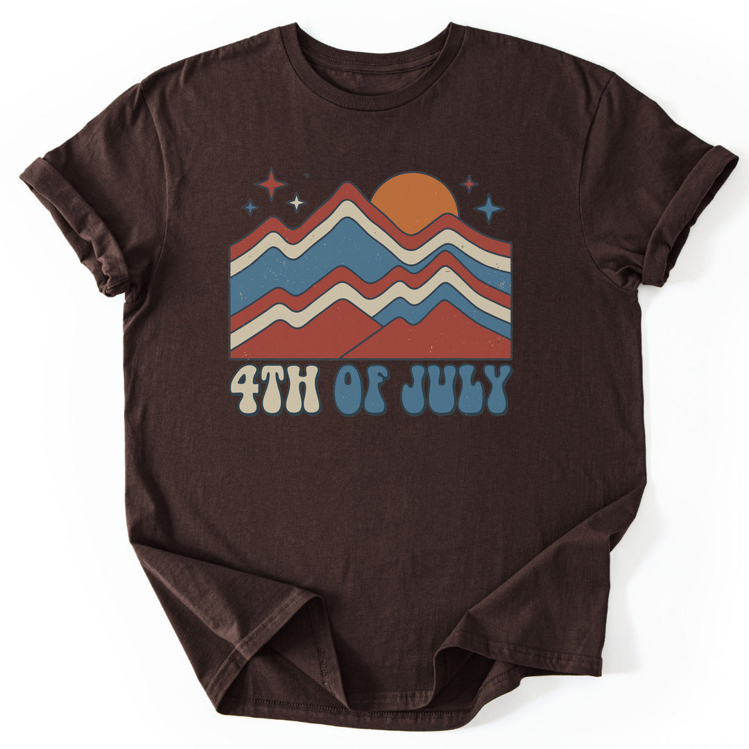 Independent Mountains T-Shirt - Nature Graphic Tee - Gift for Nature Lovers - Unisex