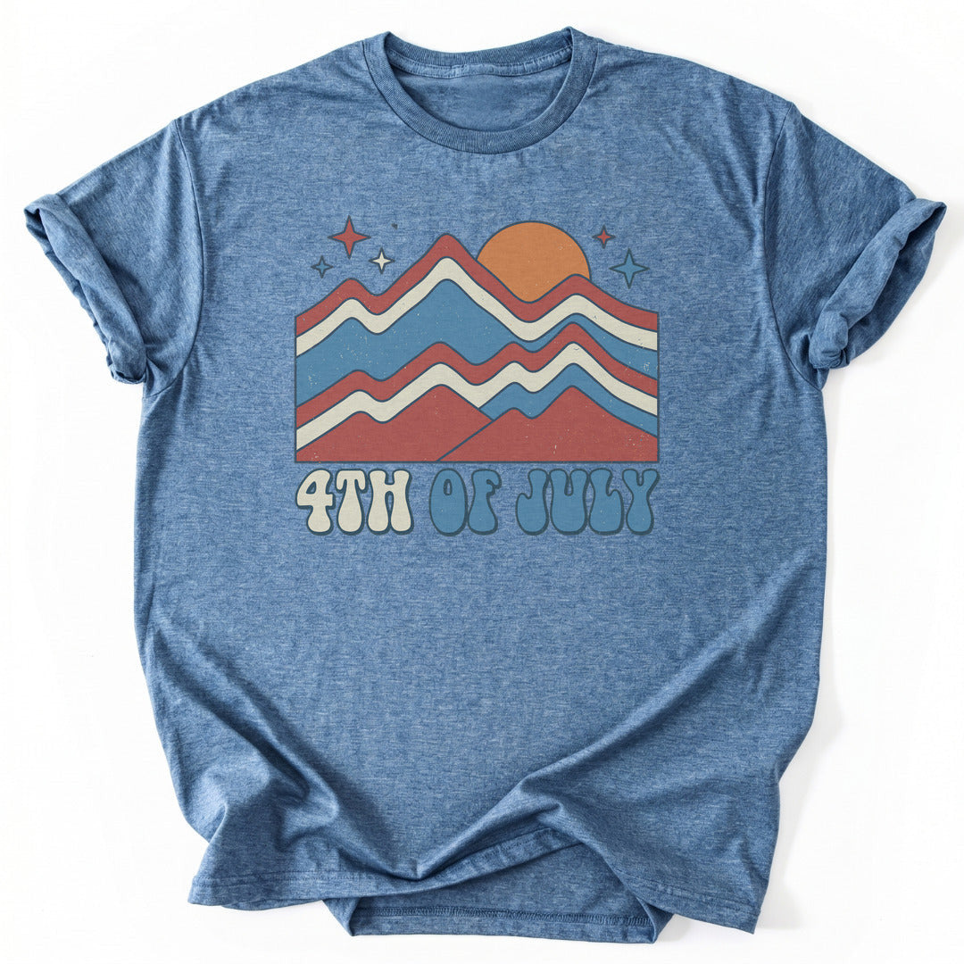 Independent Mountains T-Shirt - Nature Graphic Tee - Gift for Nature Lovers - Unisex
