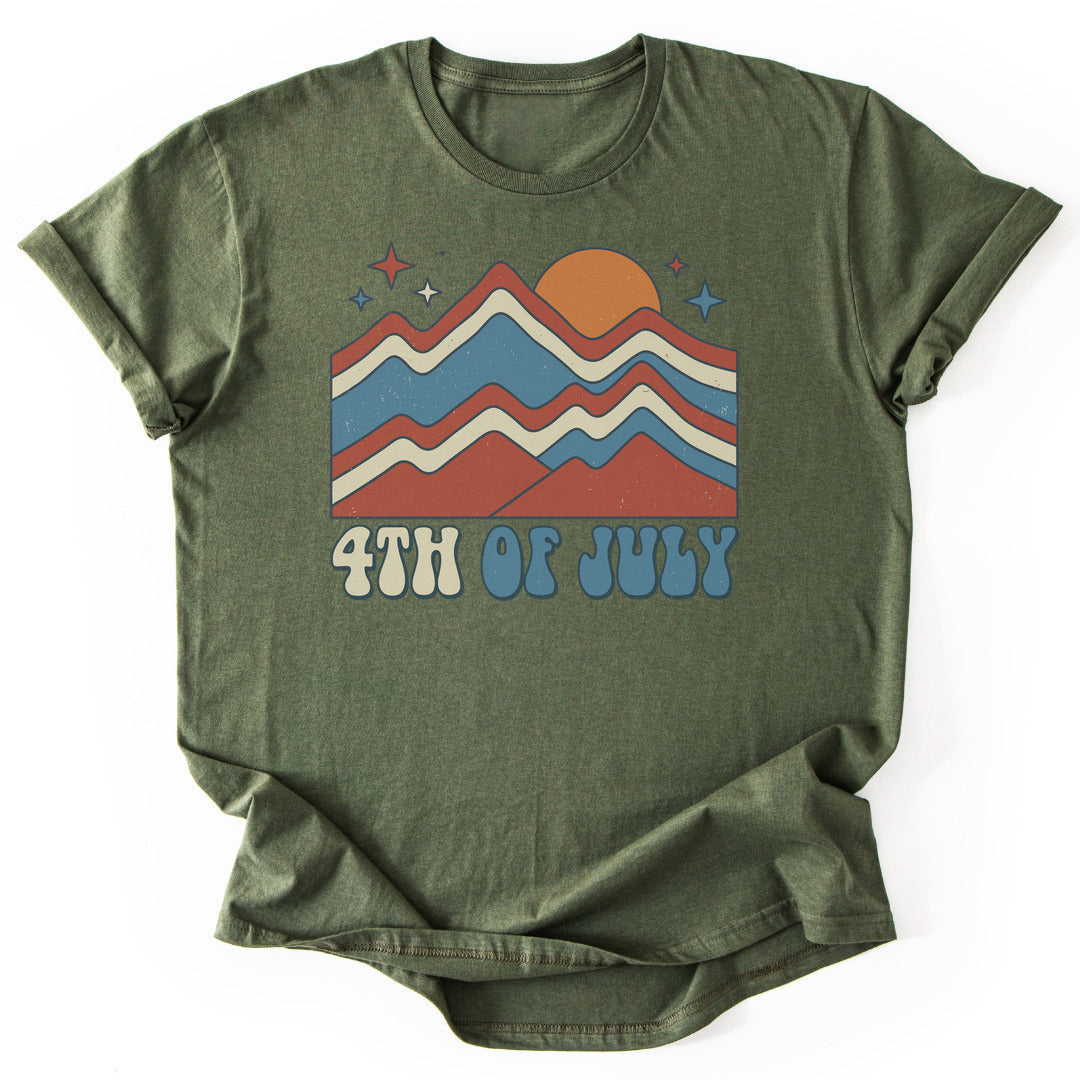 Independent Mountains T-Shirt - Nature Graphic Tee - Gift for Nature Lovers - Unisex