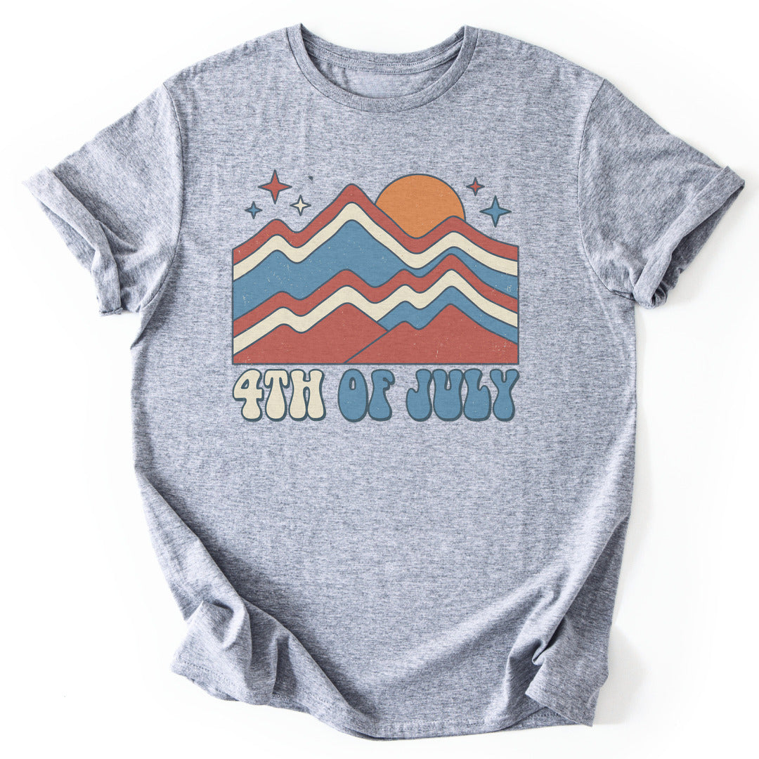 Independent Mountains T-Shirt - Nature Graphic Tee - Gift for Nature Lovers - Unisex